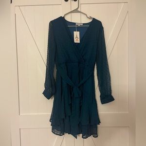 Mock Wrap dress